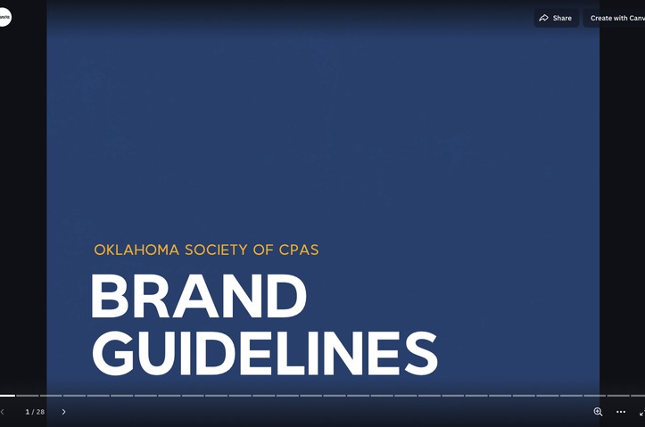 OSCPA Brand Guidelines by OKLAHOMA SOCIETY OF CPAS