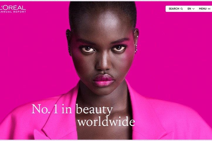 L'Oréal Annual Report 2024 by Agence Mantu