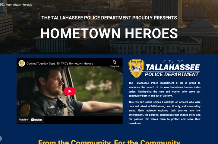 TPD Hometown Heroes by Tallahassee Police Department