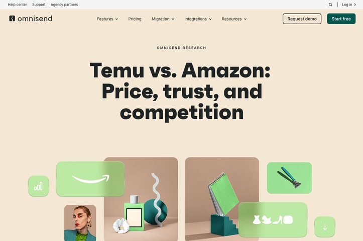 Temu vs. Amazon:  Price, trust, and competition by UAB Omnisend