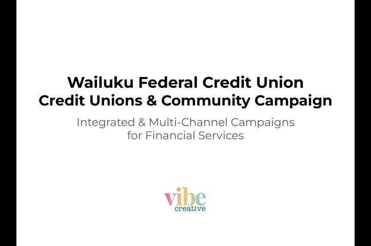 Wailuku Federal Credit Union by Vibe Creative
