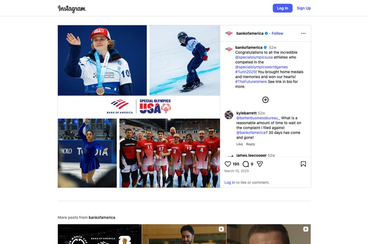 Special Olympics World Winter Games Turin 2025 Proud to Support USA by Bank of America