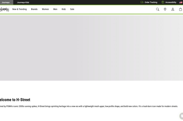 Journeys eCommerce Site by Virid
