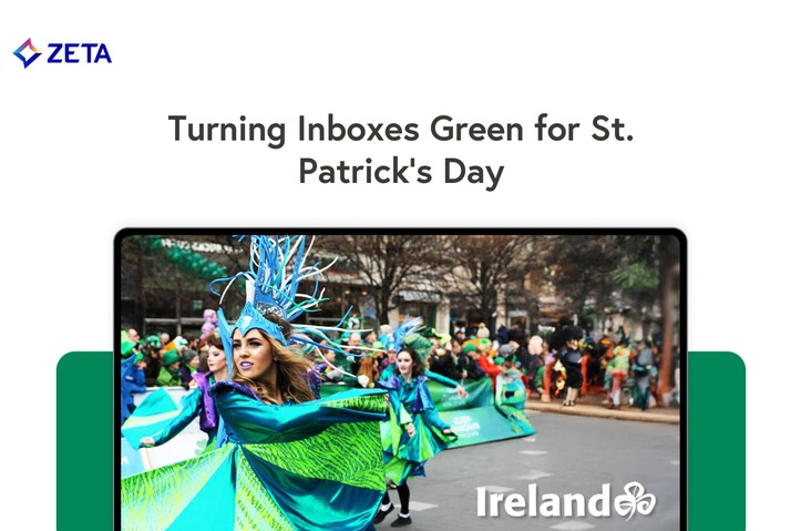Tourism Ireland St. Patrick's Day Email Series by Zeta Global