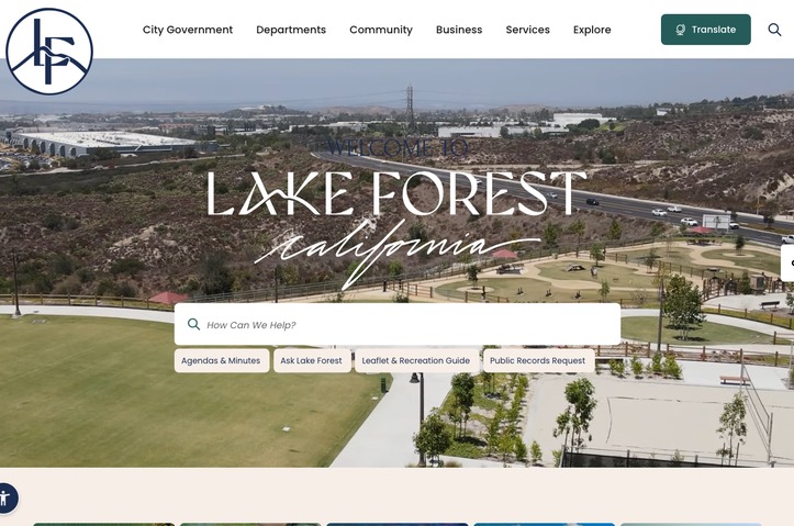 City of Lake Forest, CA by Revize