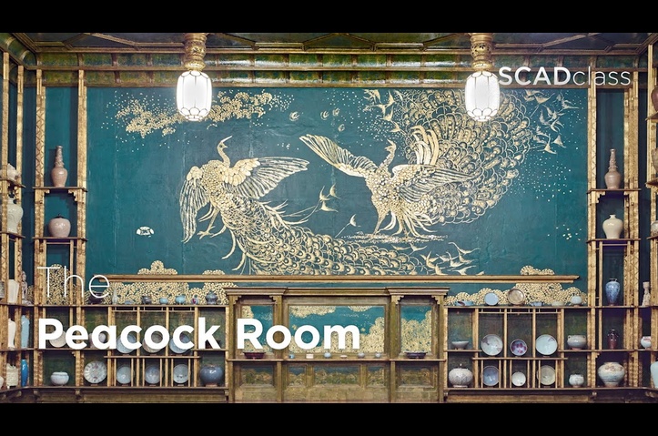 Harmony in Blue & Gold: The Peacock Room (SCADclass) by Savannah College of Art and Design