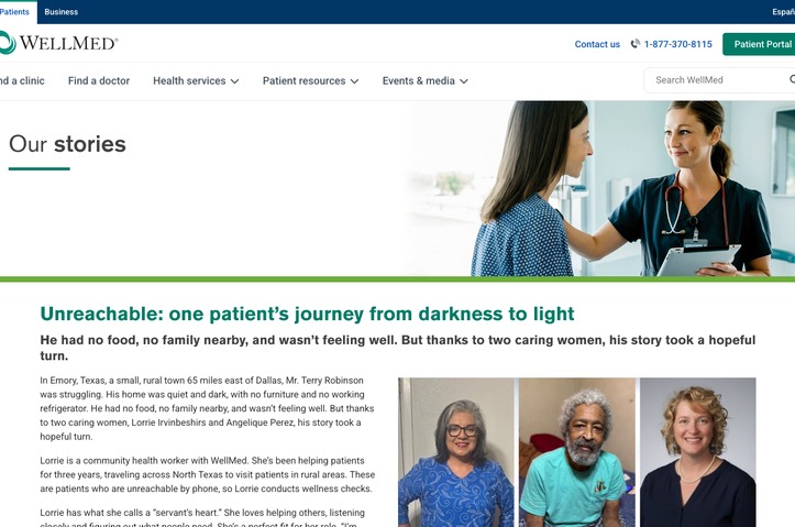 Unreachable: one patient’s journey from darkness to light by WellMed Medical Management