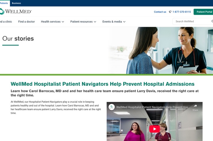 WellMed Hospitalist Patient Navigators Help Prevent Hospital Admissions by WellMed Medical Management