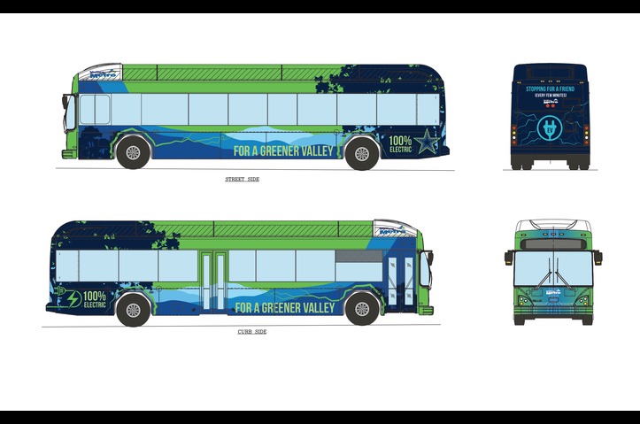 Valley Metro Electric Bus Wraps by 5PointsCreative