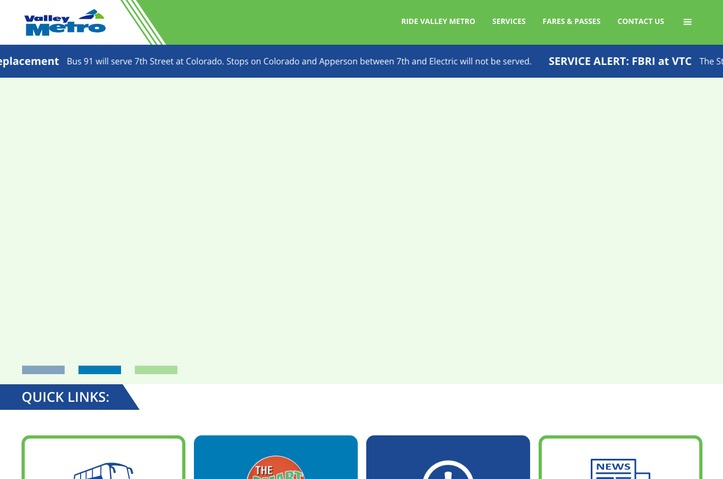 Valley Metro Website by 5PointsCreative