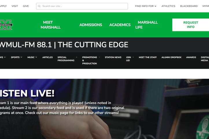 WMUL Website by WMUL