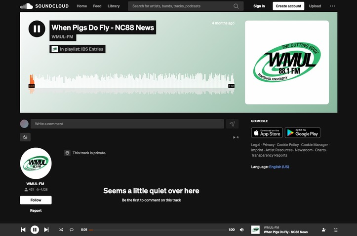 When Pigs Do Fly (NC88) by WMUL