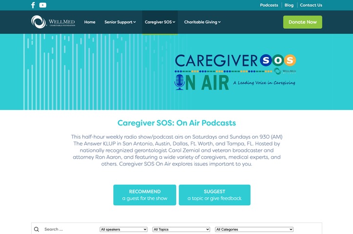 Caregiver SOS: On Air by WellMed Charitable Foundation