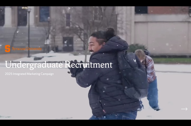 Undergraduate Recruitment Campaign by Syracuse University