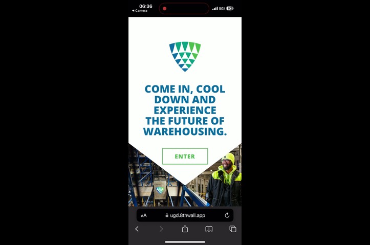 Lineage Times Square AR-enabled Warehouse Walkthrough by Yamamoto