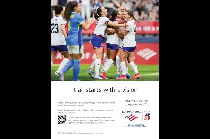 National Association of Women Business Owners Program Ad by Bank of America