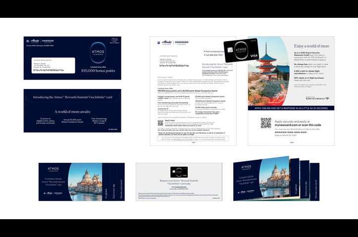 Alaska Airlines Enjoy a World of More Direct Mail by Bank of America