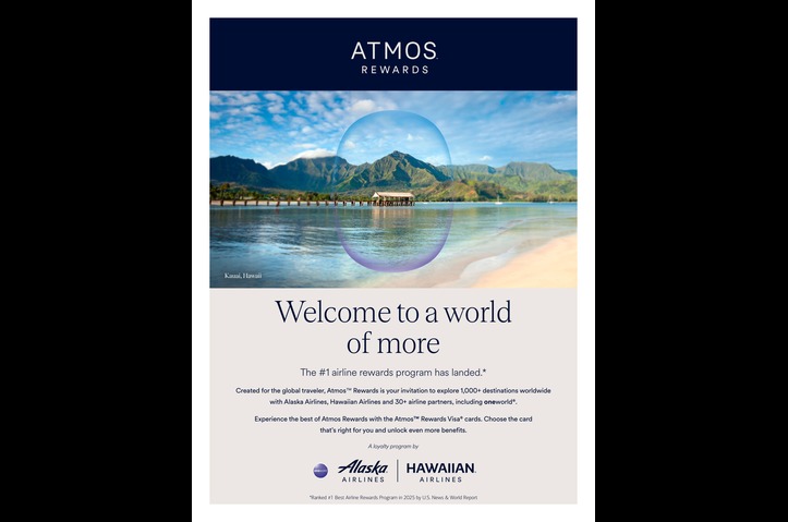 ATMOS Rewards - Welcome to a World of More Flyer by Bank of America