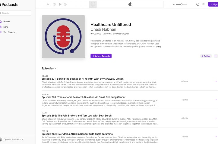Healthcare Unfiltered Podcast by Chadi Nabhan