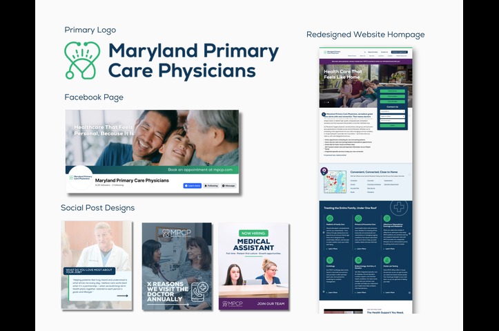 Maryland Primary Care Physicians Brand Redesign by Agency 102