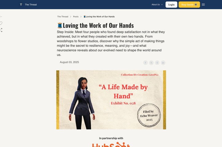 The Thread: Love of Craft Series by HEATDRAWN Media