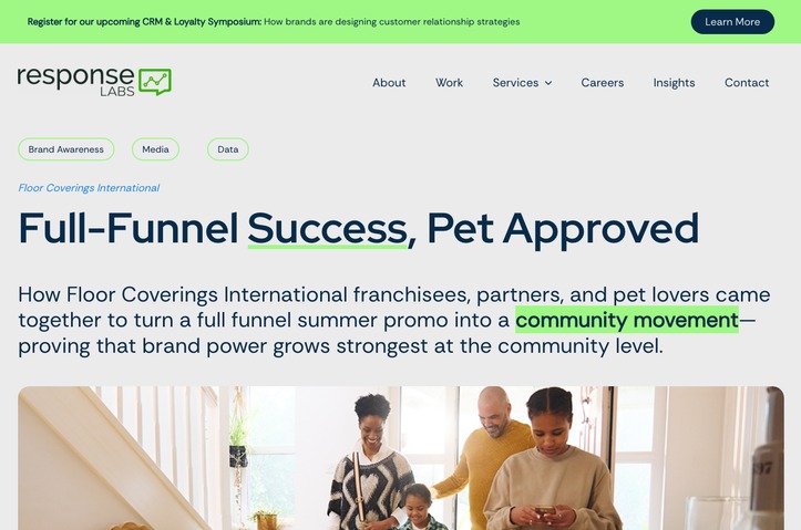 Pet Friendly Flooring Campaign | Floor Coverings International by Response Labs