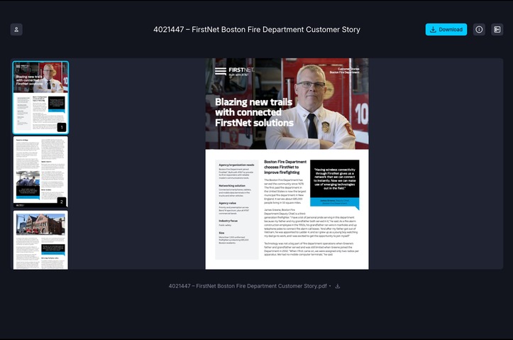 FirstNet Boston Fire Department Customer Story (4021447) by AT&T Multimedia Services