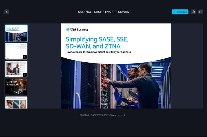 SASE vs ZTNA  vs SSE ( 5848703) by AT&T Multimedia Services