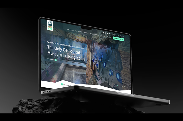 Stephen Hui Geological Museum Website by theOrigo Ltd.