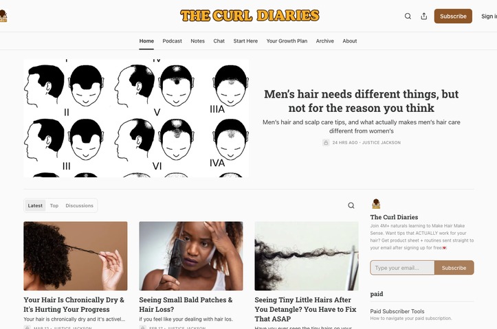 The Curl Diaries by BHJ MEDA LLC