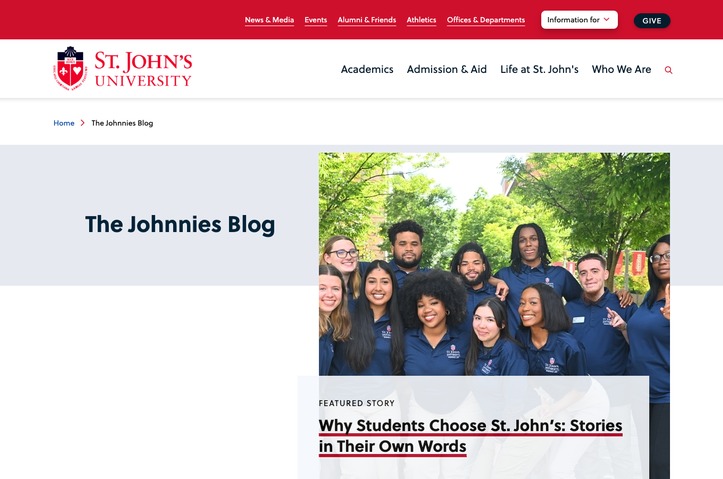 The Johnnie Blog by St. John's University