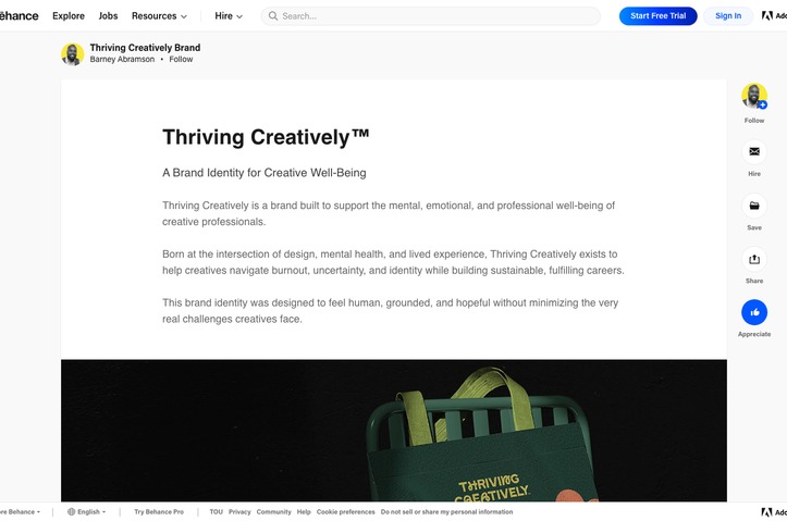 Thriving Creatively Brand Identity System by Thriving Creatively