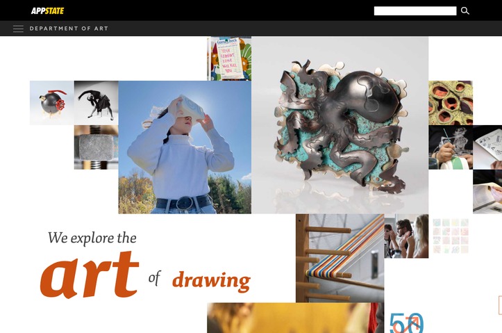 Appalachian State University Department of Art Website by Appalachian State, Department of Art