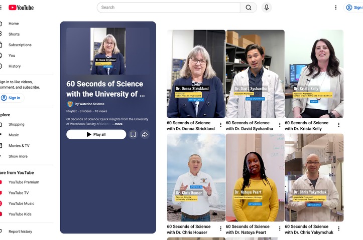 60 Seconds of Science by University of Waterloo