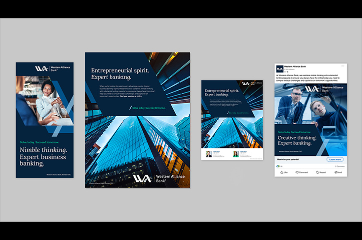 Western Alliance Bank Brand Unification by McGuffin Creative Group