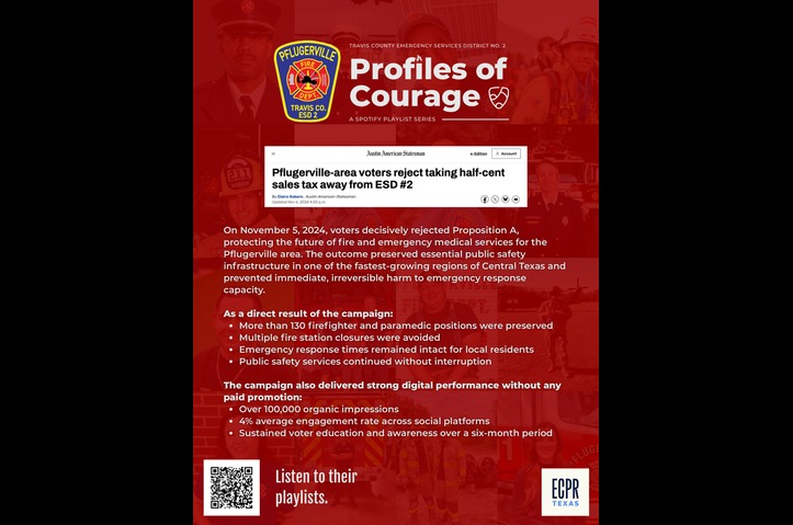 Travis County Emergency Services District No. 2 - Profiles of Courage & Prop A Defeat by ECPR Texas