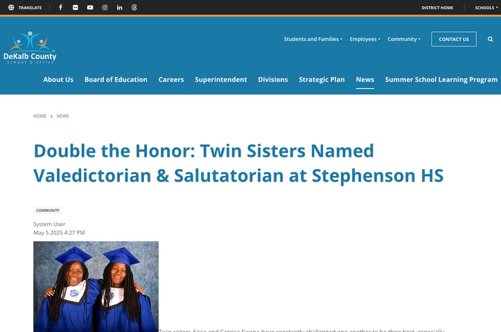 Double Trouble by DeKalb County School District