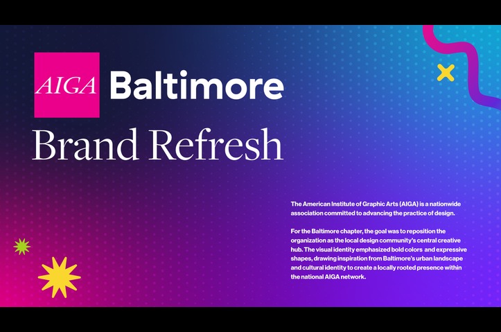 AIGA Baltimore Brand Refresh by AIGA Baltimore