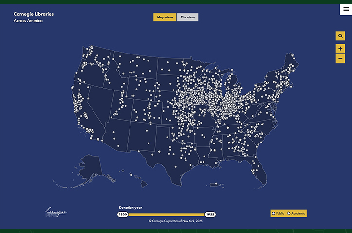 Carnegie Libraries Across America by Carnegie Corporation of New York
