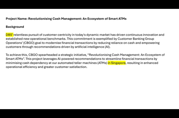 Revolutionising Cash Management: An Ecosystem of Smart ATMs by DBS Bank
