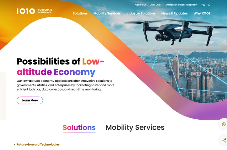 HKT 1010 Corporate Website by FirmStudio Ltd