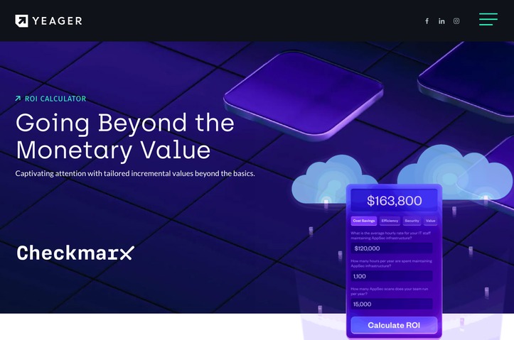 Checkmarx ROI Calculator by Yeager Marketing