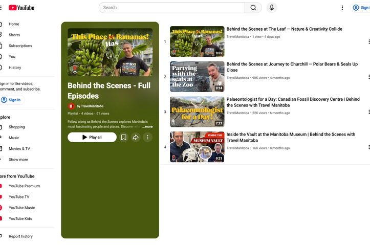 Behind the Scenes with Travel Manitoba by Travel Manitoba
