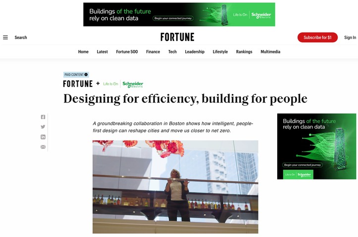 Designing for efficiency, building for people by Fortune Media (USA) Corp.
