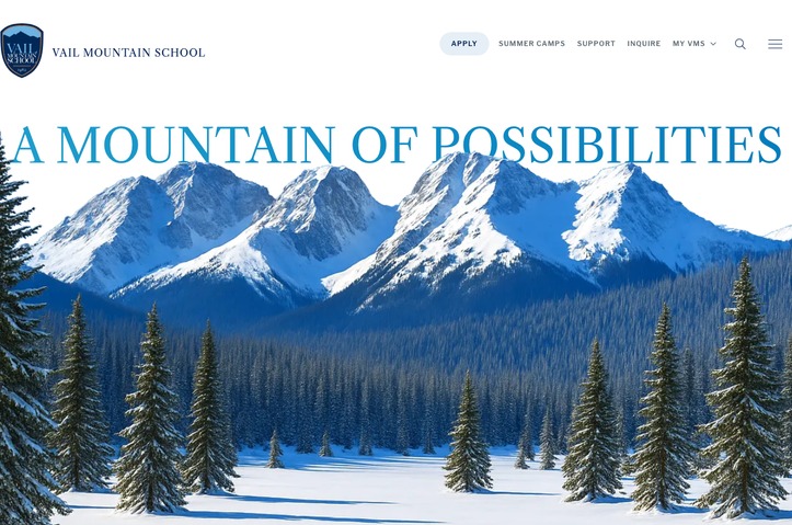 Vail Mountain School by Finalsite