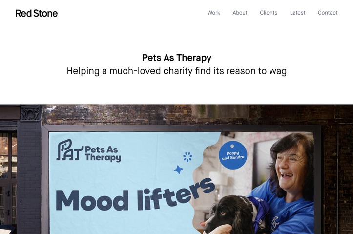 Pets As Therapy rebrand by Red Stone