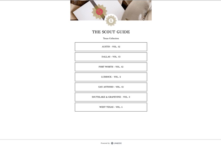 The Scout Guide Texas Collection by The Scout Guide