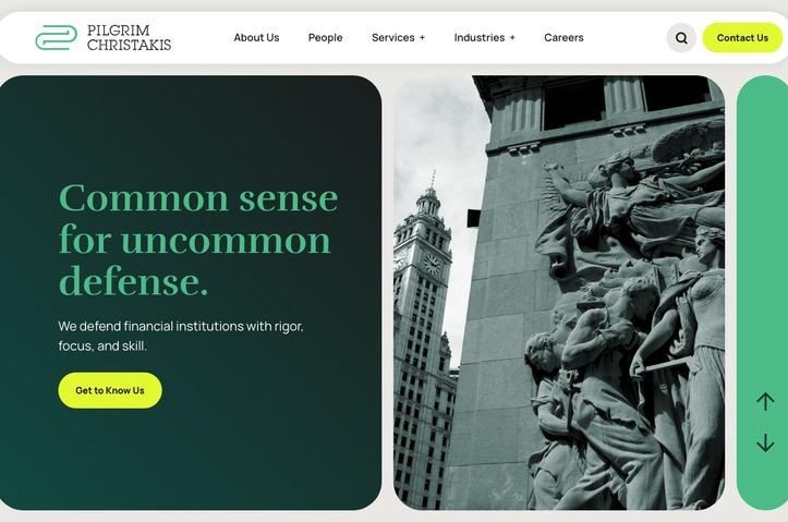 Pilgrim Christakis Website by Hinge