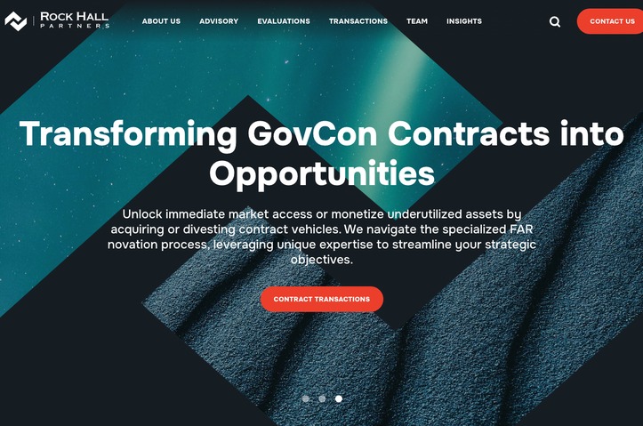 Rock Hall Website by Hinge