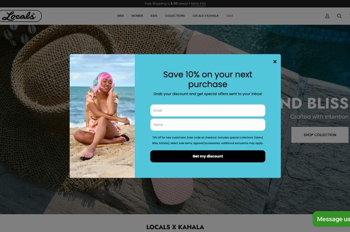 Locals® Hawai‘i Slippahs Website by Anthology FINN Partners